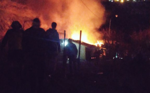 Un hombre murió calcinado tras incendiarse su vivienda en el Rincón del Diablo