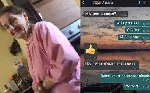 La abuela más «manipuladora» y el mensaje para convencer a su nieto