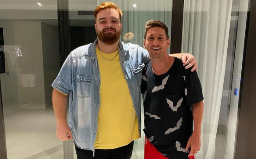 Ibai Llanos con Messi: de la sorpresa al «quedé mal con Antonella»