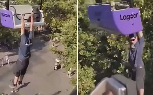 Murió un hombre tras caerse de una atracción en un parque de diversiones