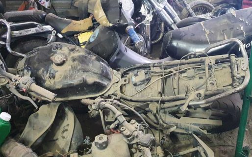 Llevó su moto al taller  y reconoció la que le habían robado en 2018