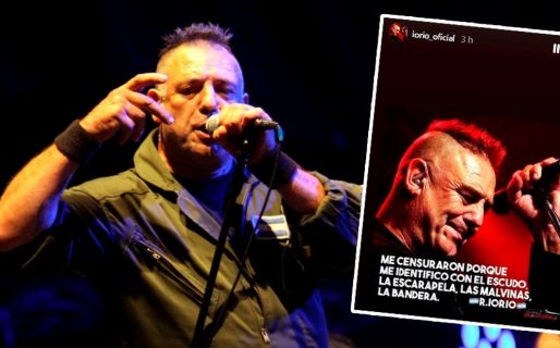 Ricardo Iorio afirmó ser censurado luego de que lo den de baja para cantar el himno