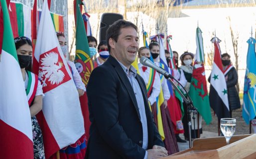 Luque inauguró la sede de la Federación de Comunidades Extranjeras