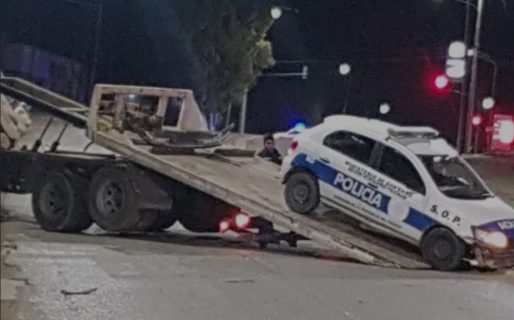 Quisieron cometer un robo, escaparon y provocaron el choque de móviles policiales