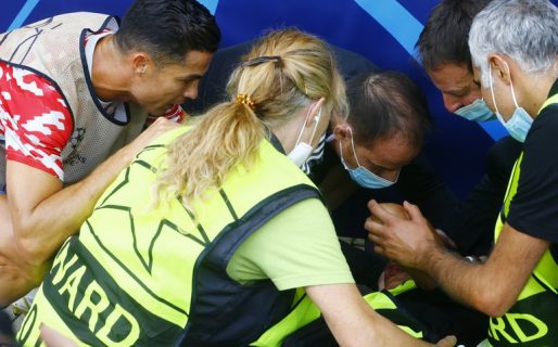 Cristiano Ronaldo noqueó a un guardia de seguridad