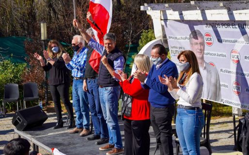Ongarato y Menna encabezaron el cierre de campaña de Juntos por el Futuro