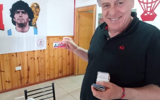 Como Quiroguita, Cristóbal López se hizo socio de Huracán de Comodoro