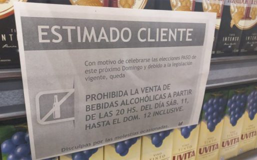 A partir de qué hora queda prohibida la venta de alcohol