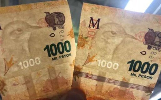 Los billetes con errores también cotizan por las nubes: venden por $20.000 uno de 1.000 pesos con una falla que pocos notarían