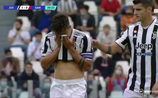 Paulo Dybala: Metió un golazo, alcanzó una marca de Platini y una lesión le arruinó el domingo