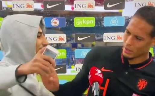 Le pidieron una selfie a un jugador y él lo empujó durante una entrevista