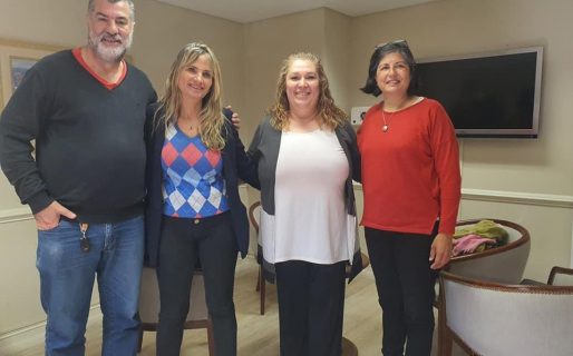 Daniela Andrade recibió a los padres de Micaela García