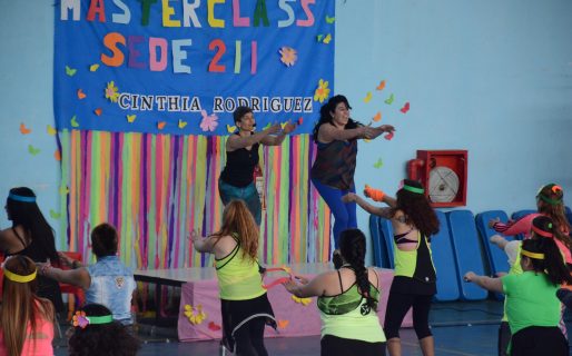 Se desarrolló la primera Masterclass de Zumba en la Escuela 211