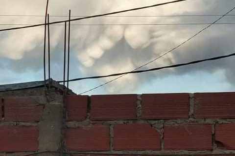 Una nube con forma de pie amenazó con ‘pisar’ a Comodoro