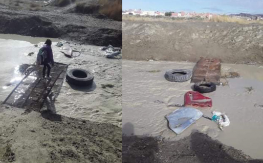 López: “Colocaron un puente mal hecho a sabiendas que el municipio está trabajando”