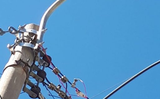 Reducción de calzada en Rada Tilly por trabajos de la SCPL