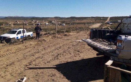 La policía impidió que dos hombres usurparan un terreno en El Faro