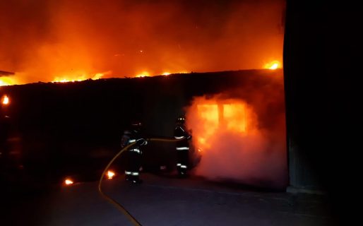 Grandes pérdidas tras un incendio en las canchas de Fair Play