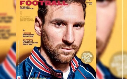 Messi posó para su primera entrevista en París