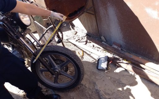 Quiso robar una moto que estaba atada a un chulengo y terminó detenido