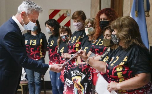 Arcioni recibió a la delegación chubutense que se consagró campeona nacional de Newcom