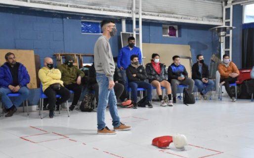 Comenzaron las capacitaciones en Primeros Auxilios, RCP y DEA en las instituciones deportivas