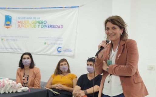 El Municipio realizó la segunda entrega de productos de gestión menstrual con el acompañamiento de funcionarias nacionales