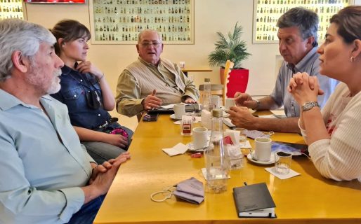 Ana Clara Romero y Gustavo Menna se reunieron con empresarios PYMES