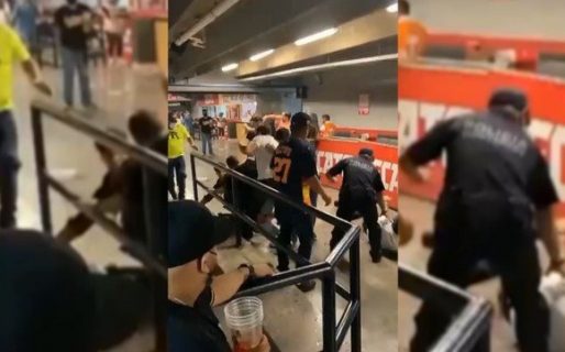 Piñas y algo más: la liga mexicana de beisbol comenzó con todo