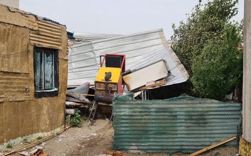 Gaitán: «No hubo que evacuar familias» y «felizmente no hubo desgracias personales»