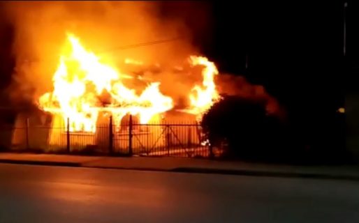 Otro ataque mapuche: Ahora destruyeron el Club más emblemático de El Bolsón