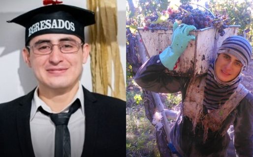 La historia de un joven que cosechaba uvas y pudo recibirse de ingeniero