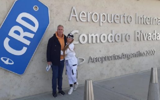 Marley y Vicky Xipolitakis pasaron por Comodoro