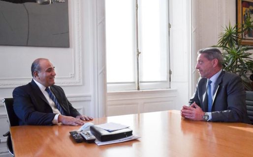 Arcioni se reunió con Manzur y analizaron las obras que se ejecutarán en la provincia