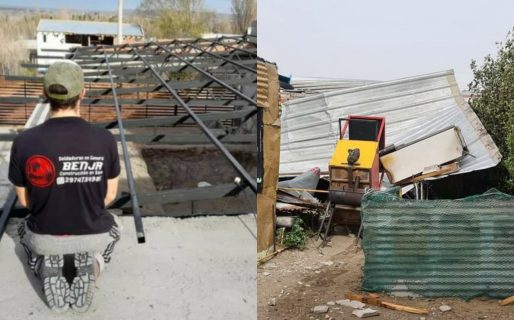 Ofrecen ayuda y mano de obra para las personas que se les voló el techo