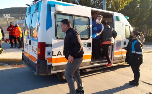 Una mujer resultó herida tras un choque en avenida Rivadavia