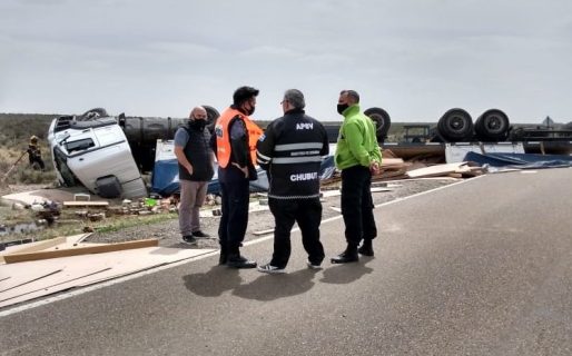 Se registró otro accidente vial en Ruta 3 por el temporal de viento