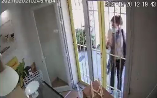 VIDEO: Una fan desquiciada destrozó el local de la esposa de Benjamín Rojas