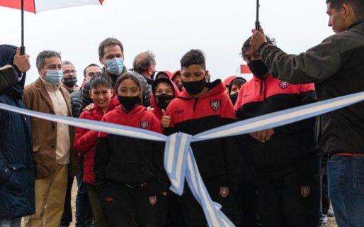 Luque inauguró el SUM del Club Stella Maris y anticipó más obras para el barrio
