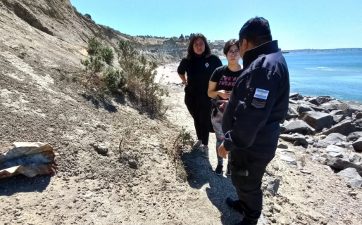 Encontraron un cráneo humano en la costanera