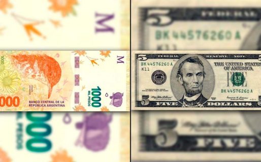 El billete de $1.000 hoy equivale a USD 5: es el que menos vale entre los de mayor denominación en la región