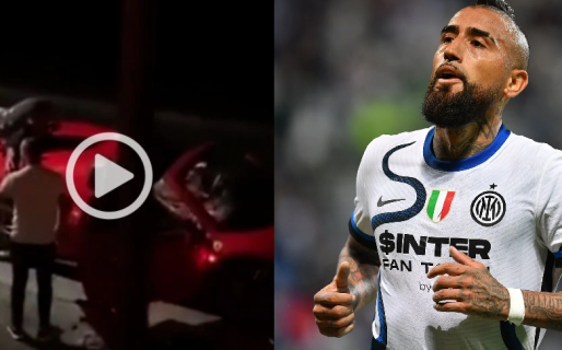 Nuevo escándalo de Arturo Vidal: fue filmado borracho y haciendo piruetas arriba de su Ferrari en Italia