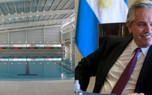 Alberto Fernández inaugura el martes la pileta más grande de Comodoro