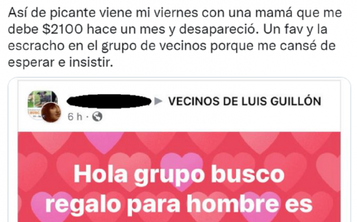 Le debía dinero de sus clases de apoyo escolar y la escrachó