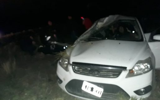 Vuelco deja 6 personas lesionadas, entre ellas una menor
