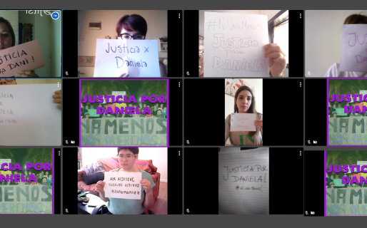 En una clase de la UNPSJB pidieron justicia por Daniela Velasco