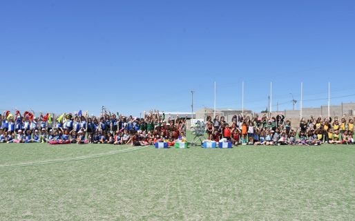 Se celebró el encuentro de cierre de hockey infantil en Club Portugués