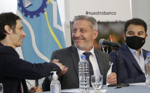 Arcioni destacó el trabajo que realiza el Banco del Chubut y la modernización de sus servicios
