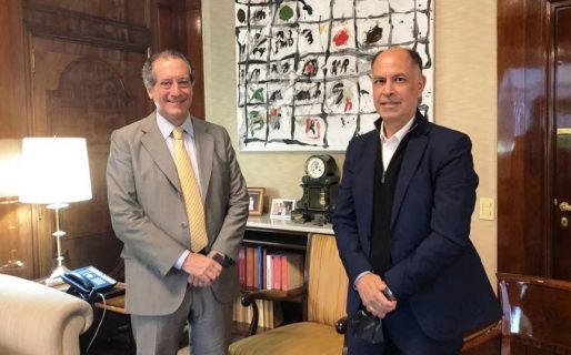 El Presidente del Banco Central de la República Argentina respaldó la gestión del Directorio del Banco del Chubut