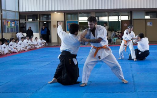 Clase abierta de Aikido en el Gimnasio Municipal 4